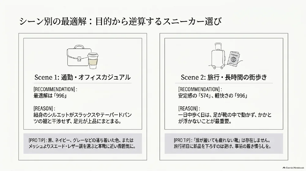 目的から選ぶニューバランスの診断